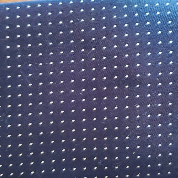NWT IKE BEHAR Navy Tie with White Dots - Picture 4 of 5
